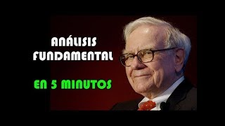 Análisis Fundamental Acciones | En 5 Minutos