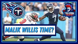 Time to UNLEASH Malik?! | Tennessee Titans QB Malik Willis Ready for a Chance to be "The Guy"?
