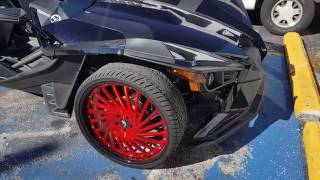 Polaris Slingshot on 24" Forgiato