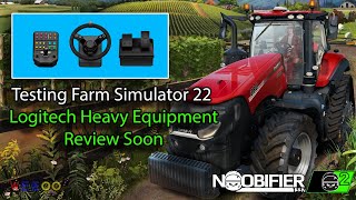 Farm Simulator 22 - Testing Logitech Heavy Equipment