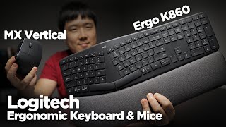 Logitech Ergonomic Keyboard \u0026 Mice - MX Vertical \u0026 Ergo K860 - Unboxing \u0026 Review