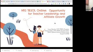 New York State TESOL Online: Opportunity for Teacher Leadership and Affiliate Growth