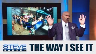 You smell like wet garbage! || STEVE HARVEY