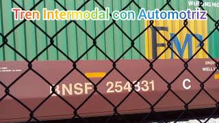 Tren Intermodal Con Automotriz KCS