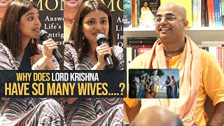 Kajal Aggarwal Questions Nityanand Charan Das - Why Does Krishna Have So Many Wives ? | Superb Reply