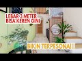 AWESTRUCK!!! Reka bentuk rumah selebar 3 meter 1 tingkat 2 bilik tidur