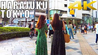 [Harajuku walk in Tokyo] 真夏のカワイイの聖地 原宿エリアをぐるっとウォーキング 竹下通り[4K] 2021.8 東京散歩 full of girls