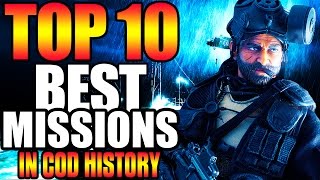Top 10 "BEST CAMPAIGN MISSIONS" In COD HISTORY (Top 10 - Top Ten) Call of Duty | Chaos
