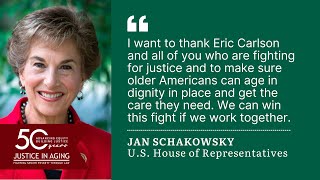 Congresswoman Jan Schakowsky Celebrates Justice in Aging