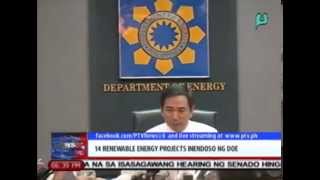 News@6: 14 renewable energy projects, inendorso ng DOE || Jan. 21, 2015