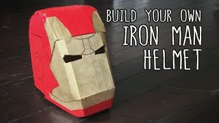 DIY Cardboard Iron Man Helmet