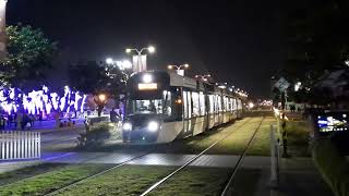 《20220108》高雄輕軌往C32凱旋公園列車（二階車 Alstom Citadis 305）C12駁二大義進站