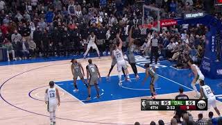 Luca Doncic with a floater and Dirk Nowitzki claps for it👏😁