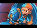 blippi wonders blippi and the giant sneeze educational classic cartoon compilation