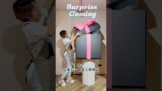 超大禮物盒開箱！✨3D驚喜來了禮物驚喜箱 Surprise Coming✨給畢業生的難忘畢業驚喜！#partyideas #graduation #travel #giftidea #short