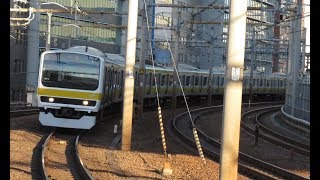 中央・総武線　209系500番台 ミツC509編成　飯田橋駅　停車