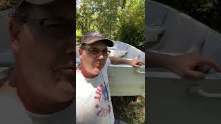 Aluminum boat transom is cracking