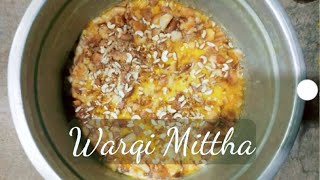 Warqi mittha | Easy warqi sweet at home in 20 mins for 100 peoples