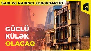 Bakıda və bir sıra bölgələrdə güclü külək əsəcək