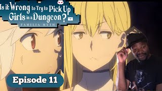 AIS IS JEALOUS! DANMACHI SEASON 1 EPISODE 11 REACTION