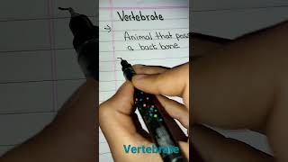 Vertebrate Animal and it's 5 Groups