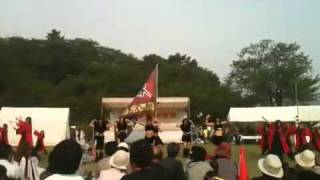 今勝アイフォン２０１０年高島今村組 西山公園演舞