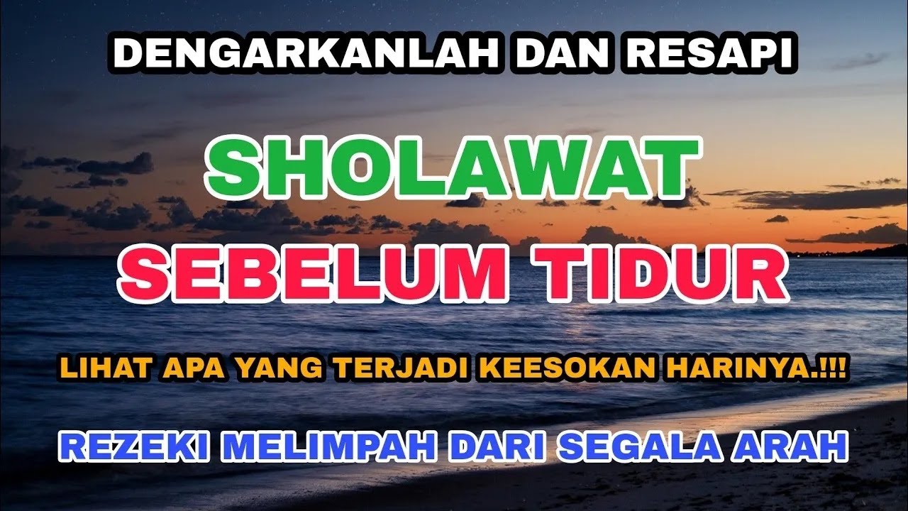 Sholawat Nabi Di Bulan Rajab Rahasia Rezeki Tak Terhingga Youtube