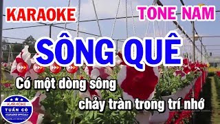 Karaoke Sông Quê Nhạc Sống Tone Nam Bbm