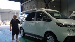 上汽大通V70升顶房车，柴油9at【程威房车】