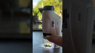How to use the mini microscope 🌱🔬👀 #bestkidstoys #microscope #scienceathome