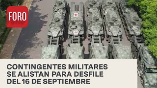 Contingentes del Ejército llegan a CDMX para participar en Desfile Militar - Por las Mañanas