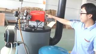 Testing video of compact type gas steam generator