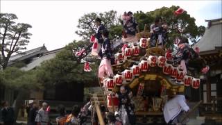 平成24年 本住吉神社 山田區 だんじり 試験曳き 2012/03/25(日)