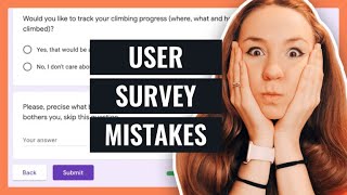 What's wrong with your USER SURVEY? | 🎓 UX case studies analysis #1
