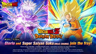 [DOKKAN BATTLE] Glorio \u0026 Super Saiyan Goku (Mini) (DAIMA) Promotion Video