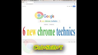 chrome technics 6 تکنیک ها و شارت کت های چدید کروم