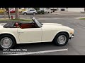 1974 triumph tr6 white