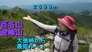 山梨県の百名山金峰山　大弛峠からピストン初心者にやさしいルートでした