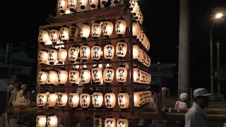 曽根の神幸祭　2016　朽網東提灯山車　福岡県北九州市