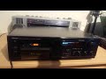 denon drm 550 cassette tape deck dolby b c demo