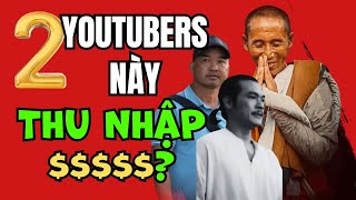 🔥 [Xem hết Video] Thống kê THU NHẬP 2 kênh Youtube ĐVB - Về miền đất Phật \u0026 Lê Khả Giáp