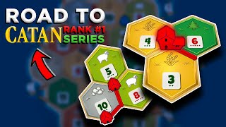 TOP 100 Catan Gameplay - Catan Pro Climbs the Ladder