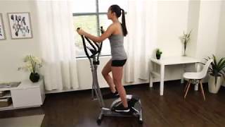 Magnetic Elliptical Machine Trainer by Sunny Health & Fitness - SF-E905