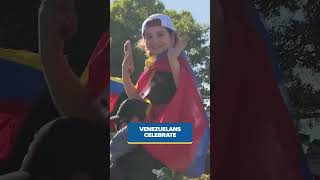 South Florida Venezuelans celebrate Maduro's capture