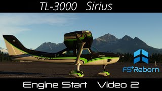 TL 3000 Sirius - TL Ultralight - Tutorials - Video 2 - Engine Start - 4K