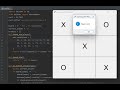 Tic Tac Toe Game Using Python Tkinter | Python | Tkinter | Python Projects | | Vs Code |