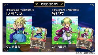 DQライバルズ　DQ5レックス＆タバサ声優初公開！　内田彩さん！