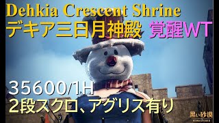 【黒い砂漠PC】デキア三日月神殿 (Dehkia Crescent Shrine ) 覚醒WT A321 2段スクロ アグリス有 1h 35600 【ゆっくり実況】