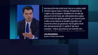 Rrëzimi i bustit të Enver Hoxhës/ Basha: Pushteti i sotëm, si diktatura - Vizion Plus