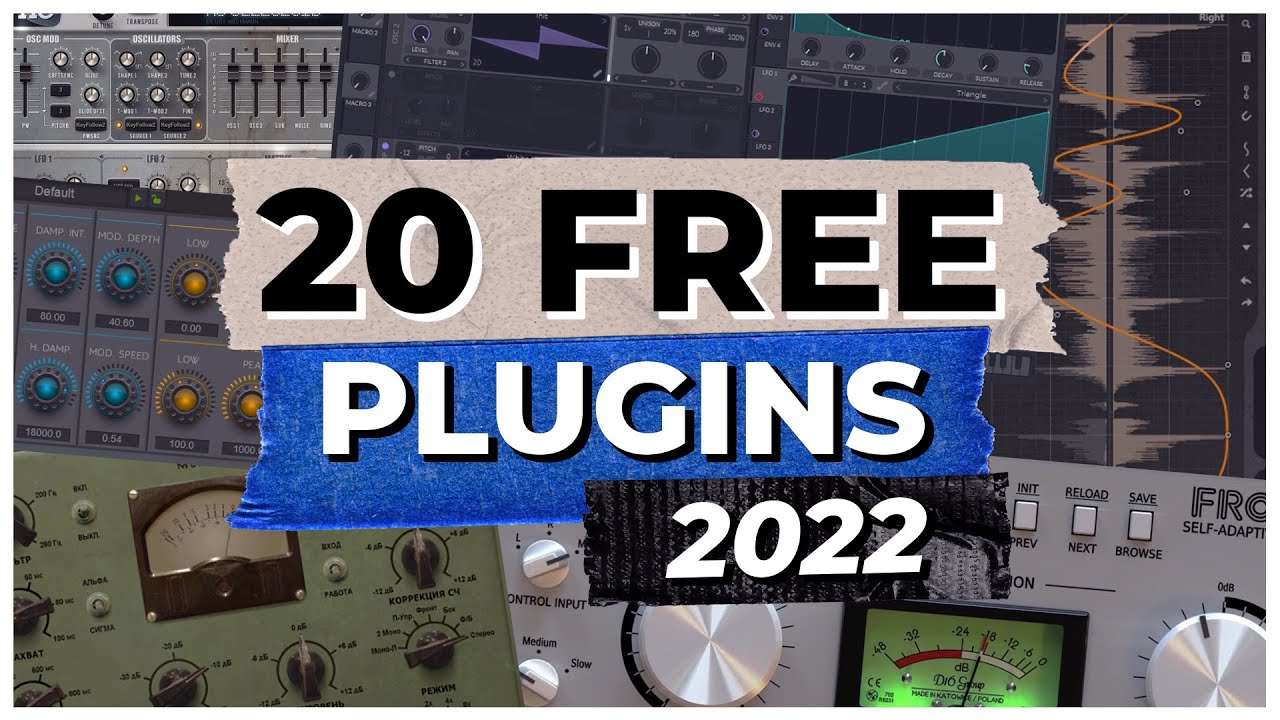 20 FREE VST Plugins Every Producer NEEDS In 2022! - YouTube